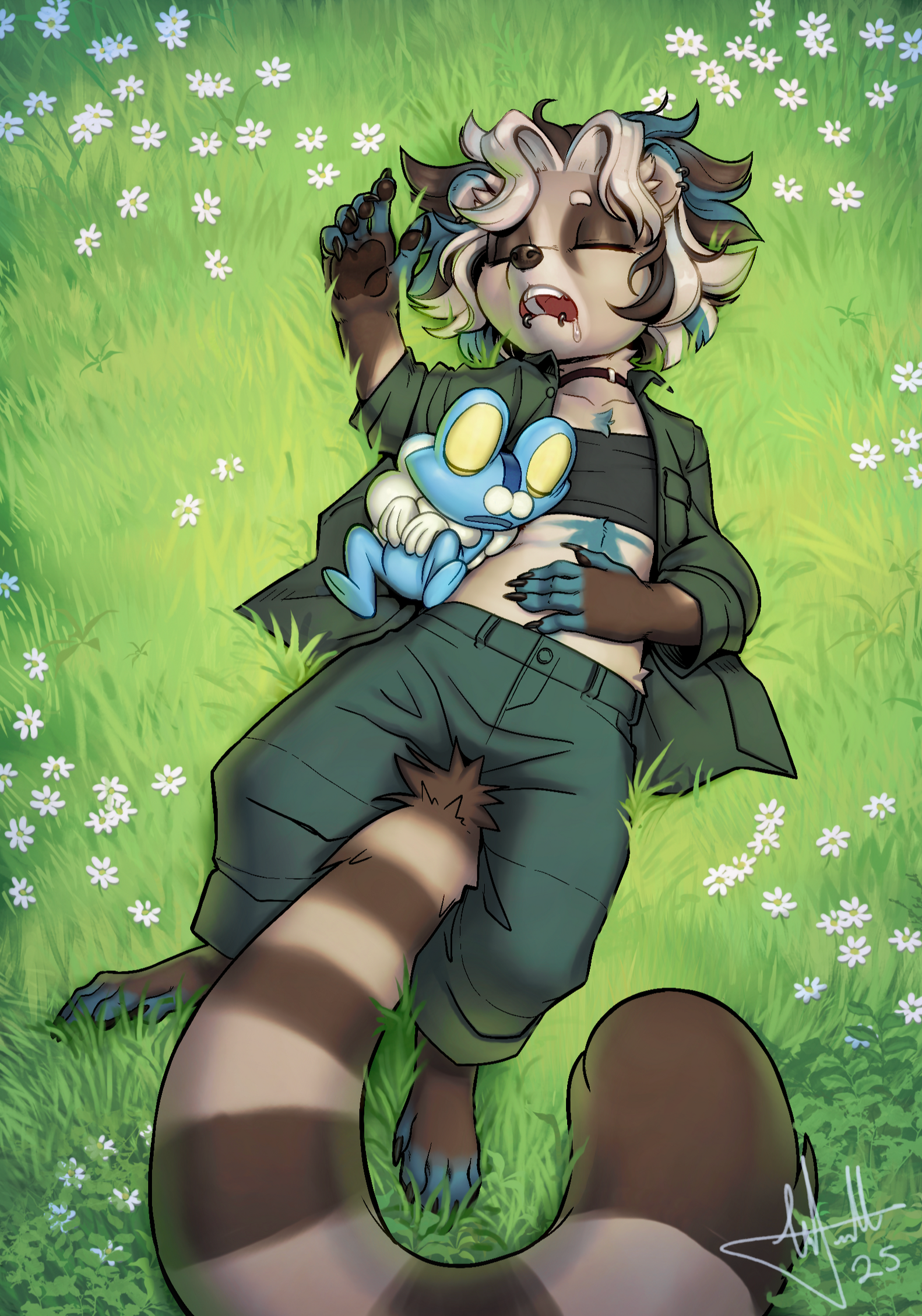 Pokemon YCH Illustration for @gigitandthecircus on BlueSky.