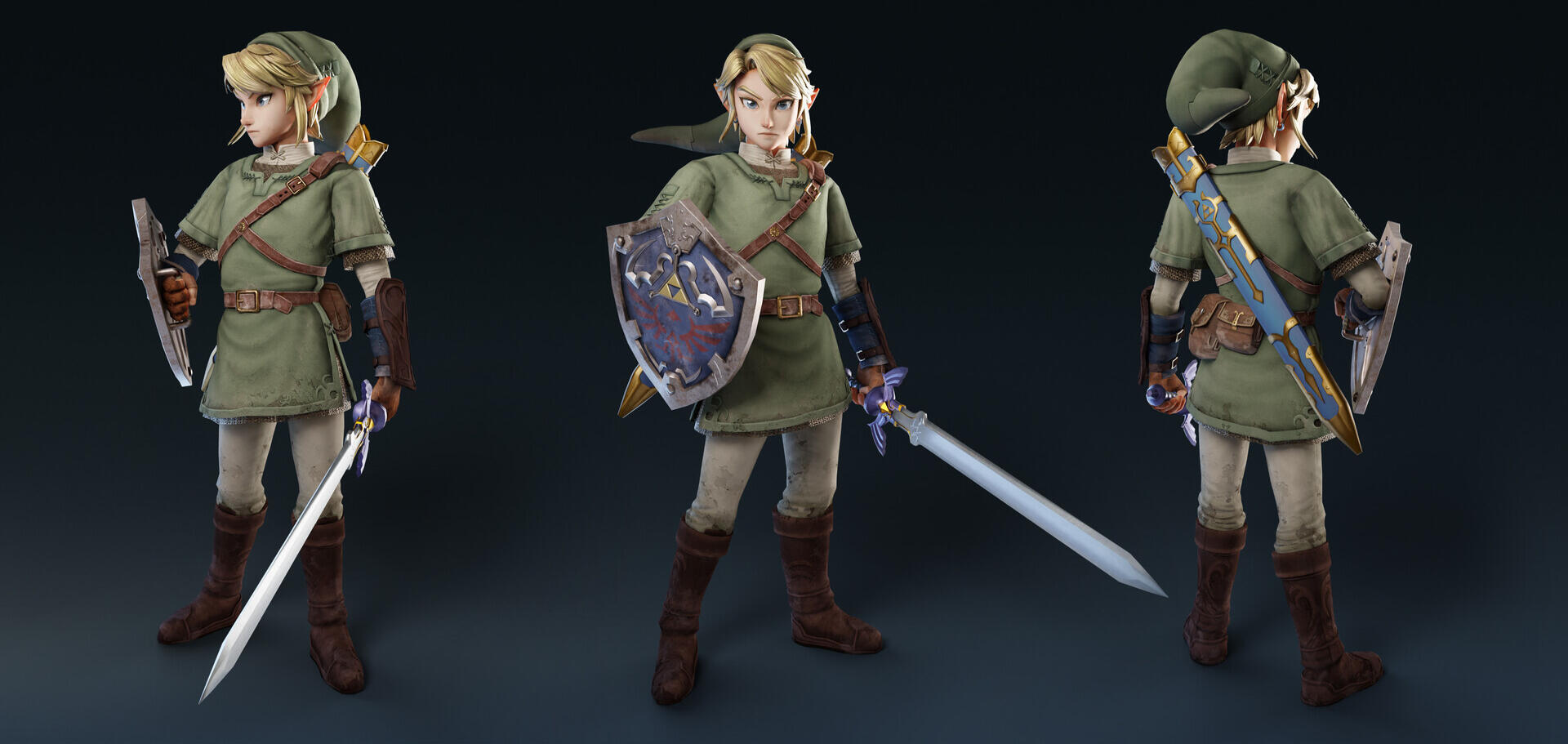 LinkLoZTwilightPrincess3DModel