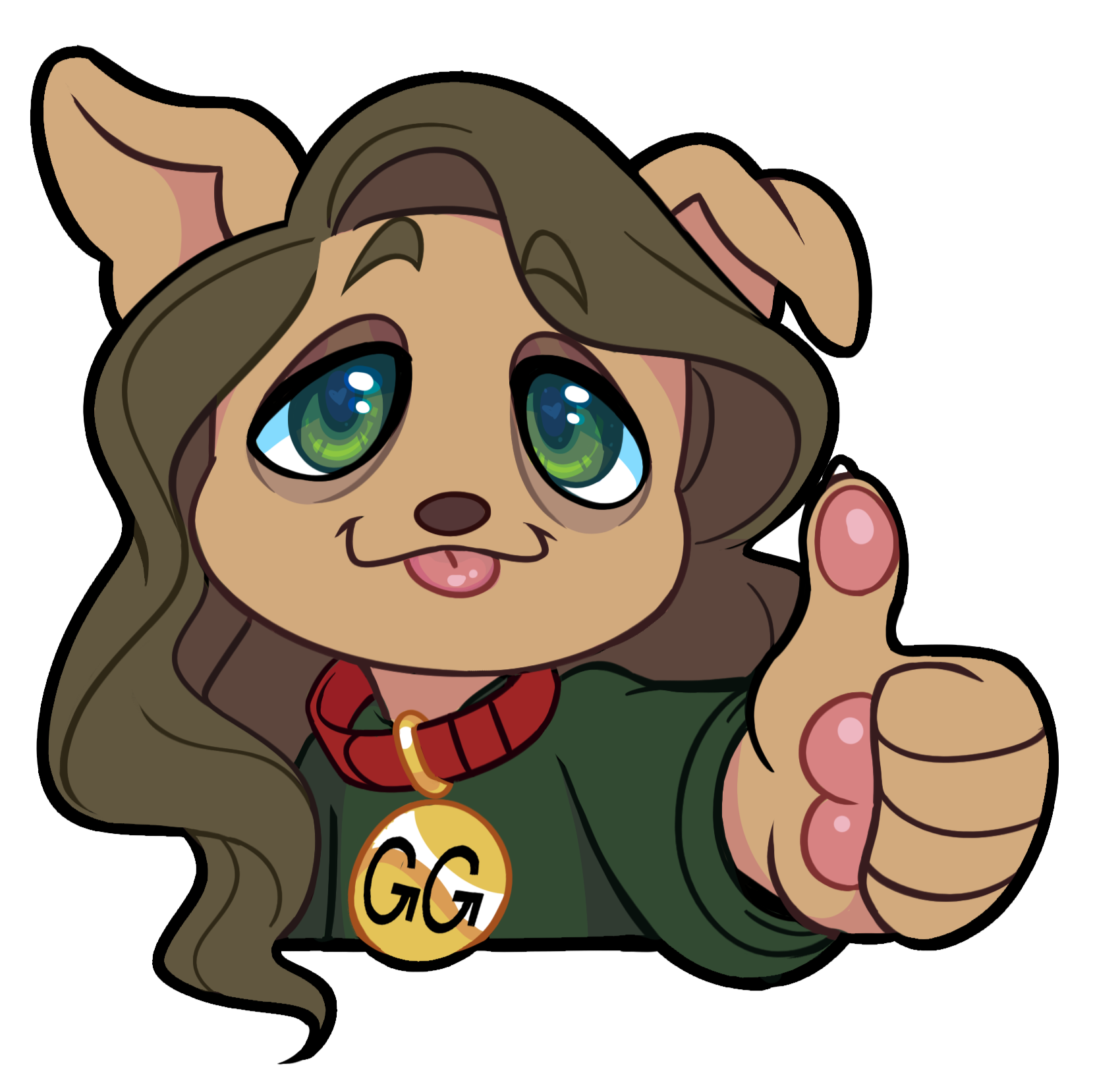 Bust Sticker Commission.